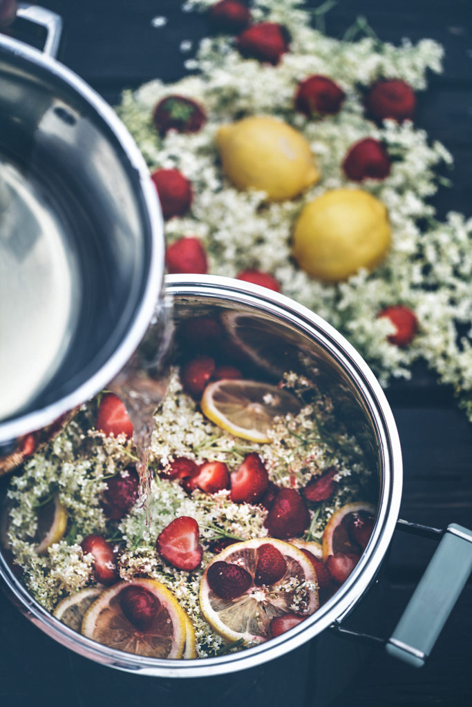 recept fläder och Jordgubbssaft