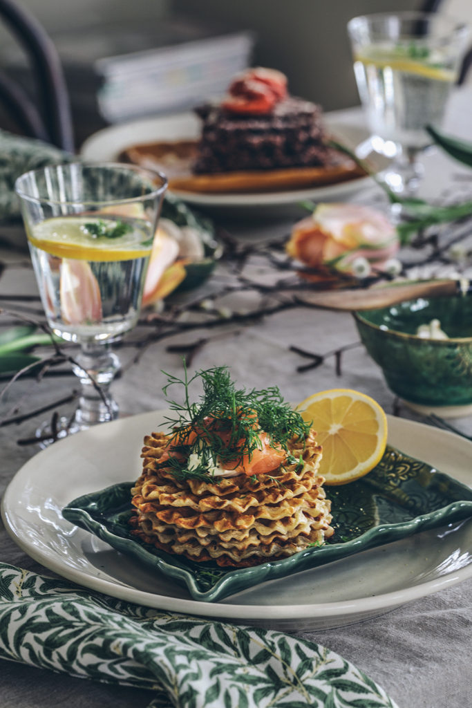 Recep, våffla med cream cheese